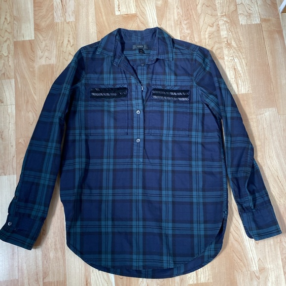 J. Crew scotch plaid shirt - Picture 2 of 4